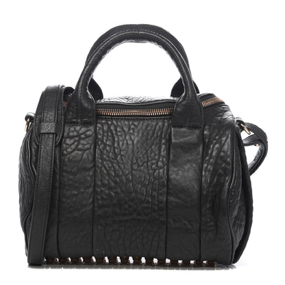 Alexander Wang Pebbled Lambskin Rockie Black Rose Gold Hardware 1 of 9