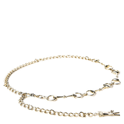 Gucci Chain Horsebit Belt Gold 1 of 4