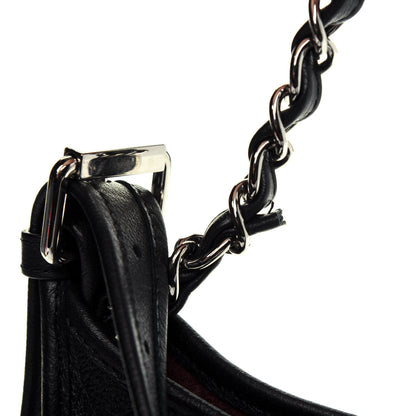 Chanel Calfskin Quilted Jungle Stroll Hobo Bag Black 16 of 16