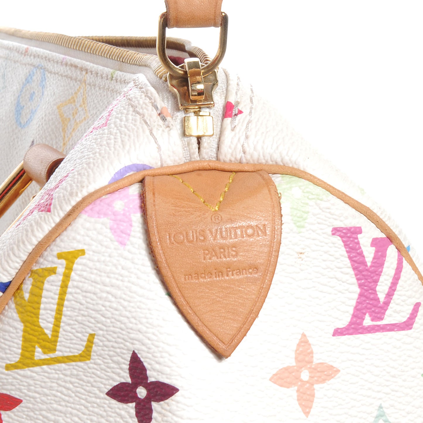 Monogram Multicolor Speedy 30 White
