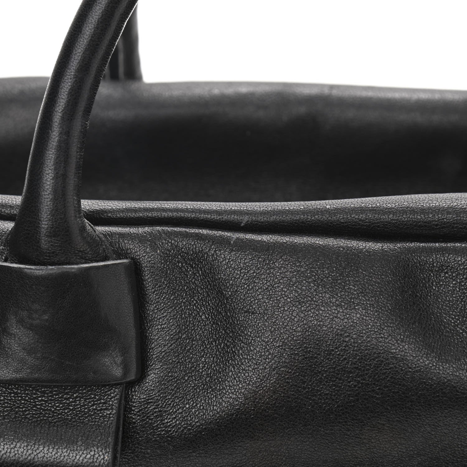 Marc Jacobs Calfskin Satchel Tote Bag Black 9 of 11