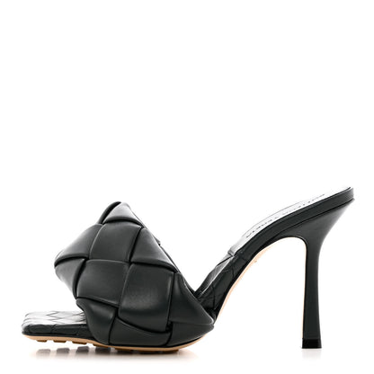 Bottega Veneta Nappa Maxi Intrecciato Lido Mule Sandals 36 Inkwell 1 of 8