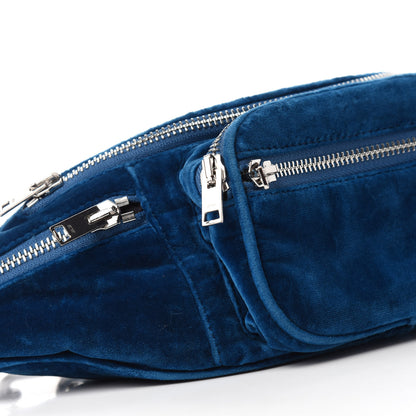 Alexander Wang Velvet Attica Belt Bag Blue 6 of 10