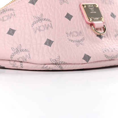 MCM Visetos Small Fusten Belt Bag Powder Pink 9 of 10