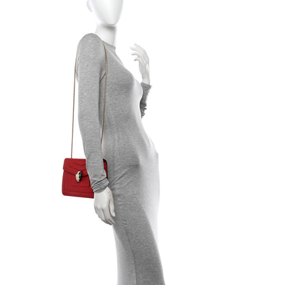 Bulgari Calfskin Serpenti Forever Crossbody Bag Red 2 of 12