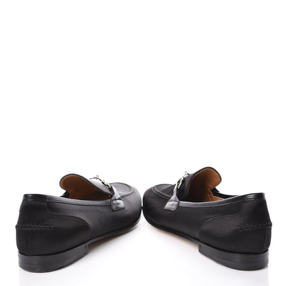 Gucci Satin Jordaan Womens Loafers 37.5 Black 6 of 12