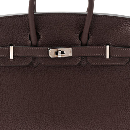 Hermes Togo Birkin 25 Chocolate 8 of 11