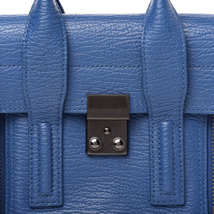 3.1 Phillip Lim Textured Calfskin Mini Pashli Satchel Cobalt 9 of 12