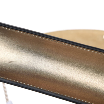 Christian Louboutin Iridescent Calfskin Loubi54 Crossbody Clutch Gold 9 of 11