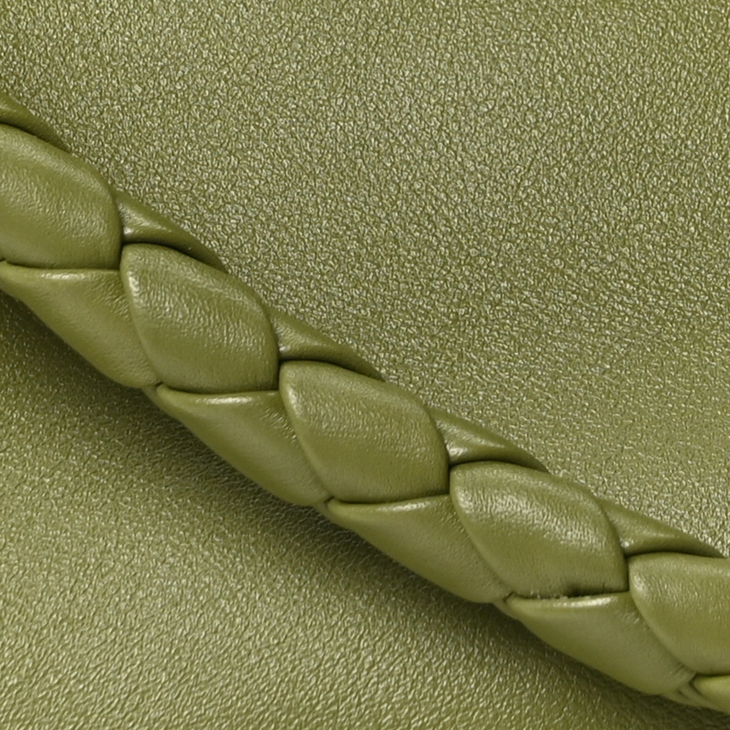 Bottega Veneta Silky Calfskin Large Ciao Ciao Matcha 8 of 10