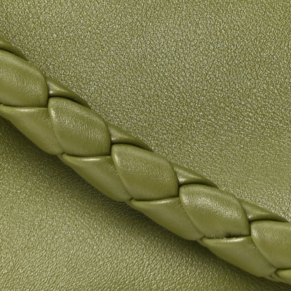 Bottega Veneta Silky Calfskin Large Ciao Ciao Matcha 8 of 10