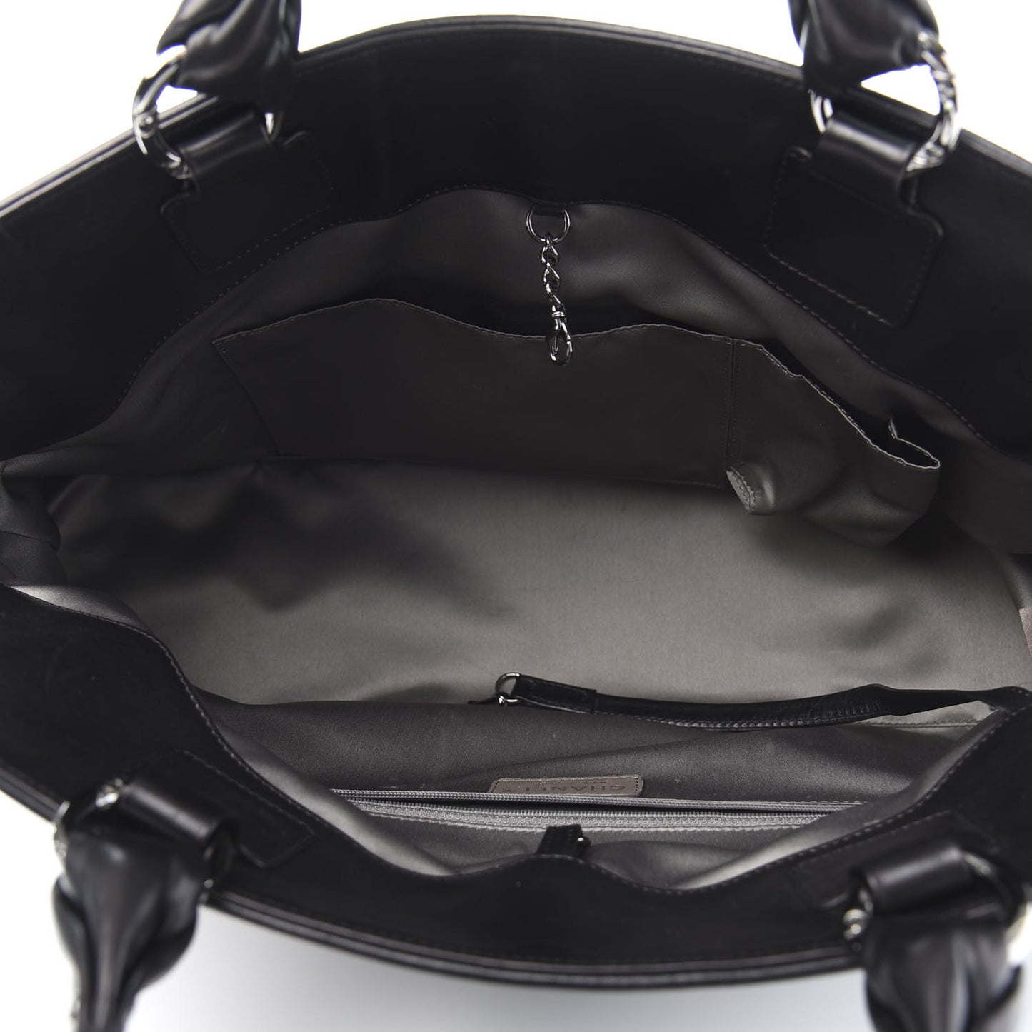 Lambskin East West Soho Shopper Black