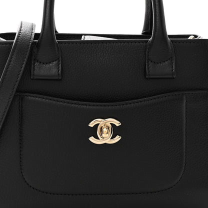 Chanel Grained Calfskin Mini Neo Executive Shopper Tote Black 8 of 10