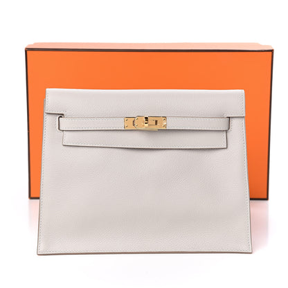 Hermes Evercolor Kelly Danse II Belt Bag Gris Perle 11 of 11