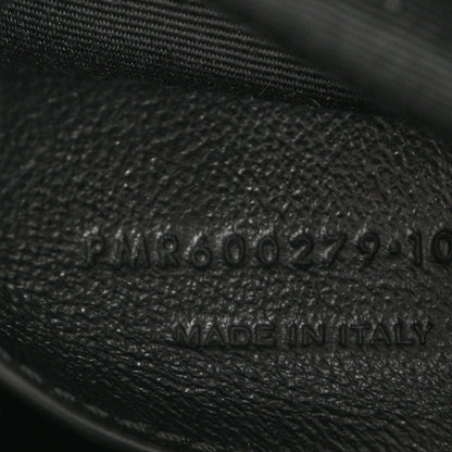 Saint Laurent Sheepskin Matelasse Chevron Monogram Medium College Bag Black 8 of 12