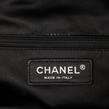 Chanel Glazed Calfskin Large Twisted Tote Black 6 of 7