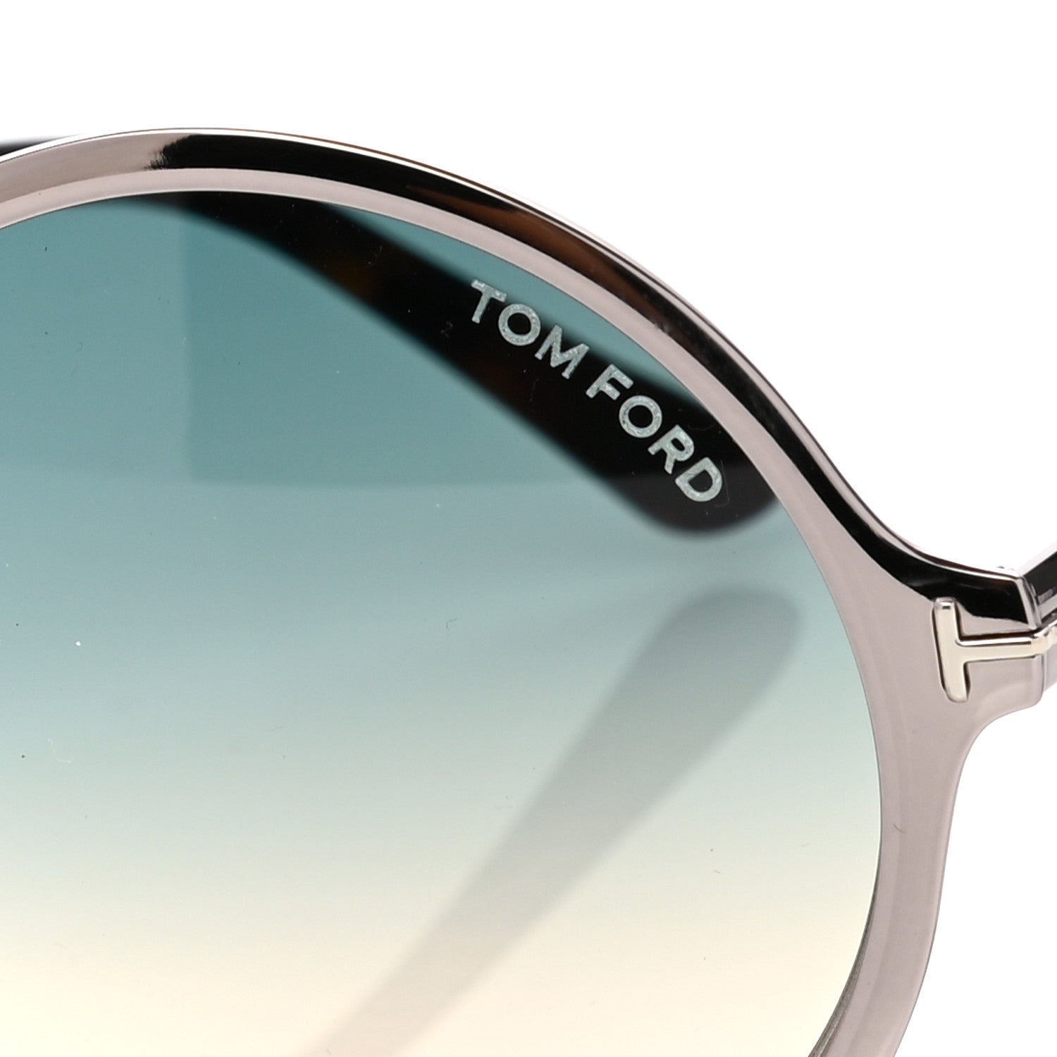 Tom Ford Round Ava 02 Sunglasses TF572 Silver 8 of 9