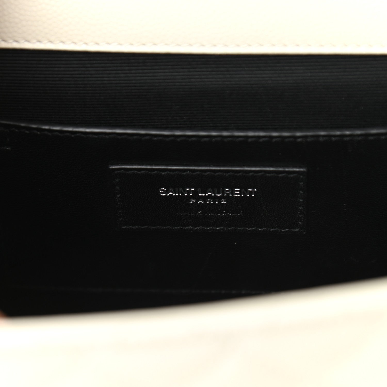 Saint Laurent Grain De Poudre Textured Mixed Matelasse Medium Triquilt Monogram Satchel Porcellana 5 of 11