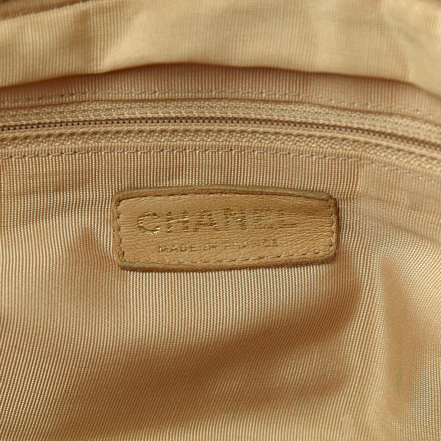 Caviar Quilted Grand Timeless Tote GTT Beige