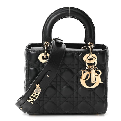 Christian Dior Lambskin Cannage Small My ABCDior Lady Dior Black 1 of 10