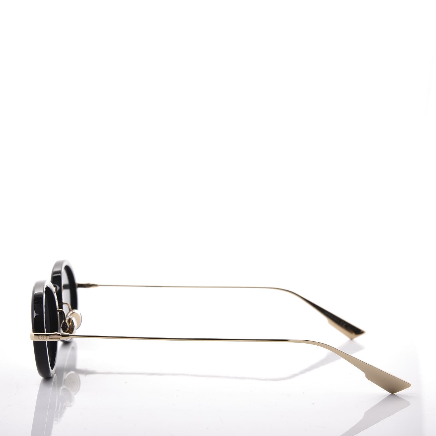 Christian Dior Acetate Metal DiorHypnotic 2 Sunglasses Gold Black 3 of 10