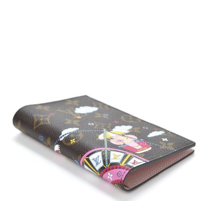Louis Vuitton Monogram 2020 Christmas Animation Big Wheel Passport Cover Rose Ballerine 3 of 9