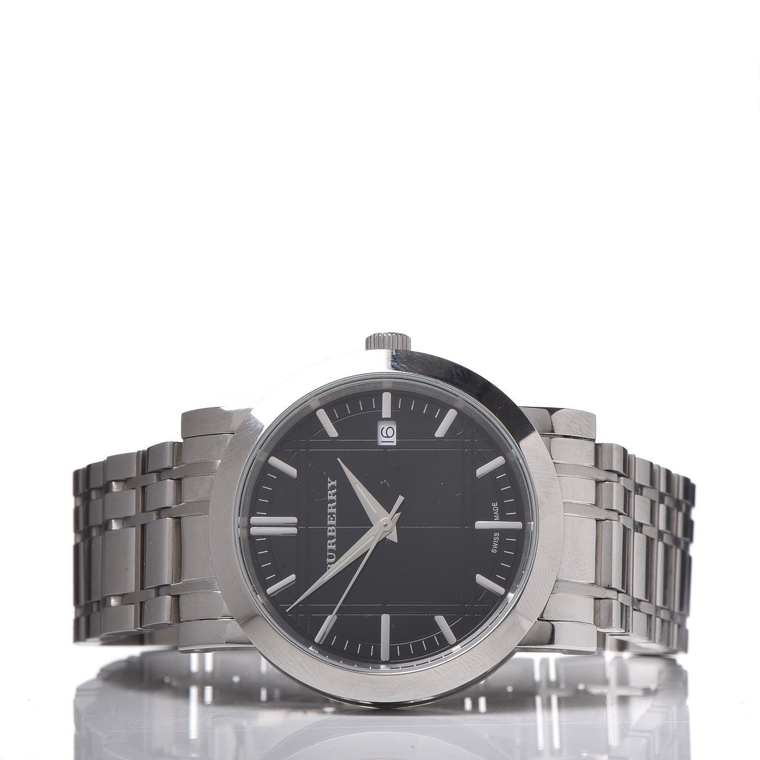 Burberry Stainless Steel 38mm Heritage Quartz Watch Black BU1364 3 of 7