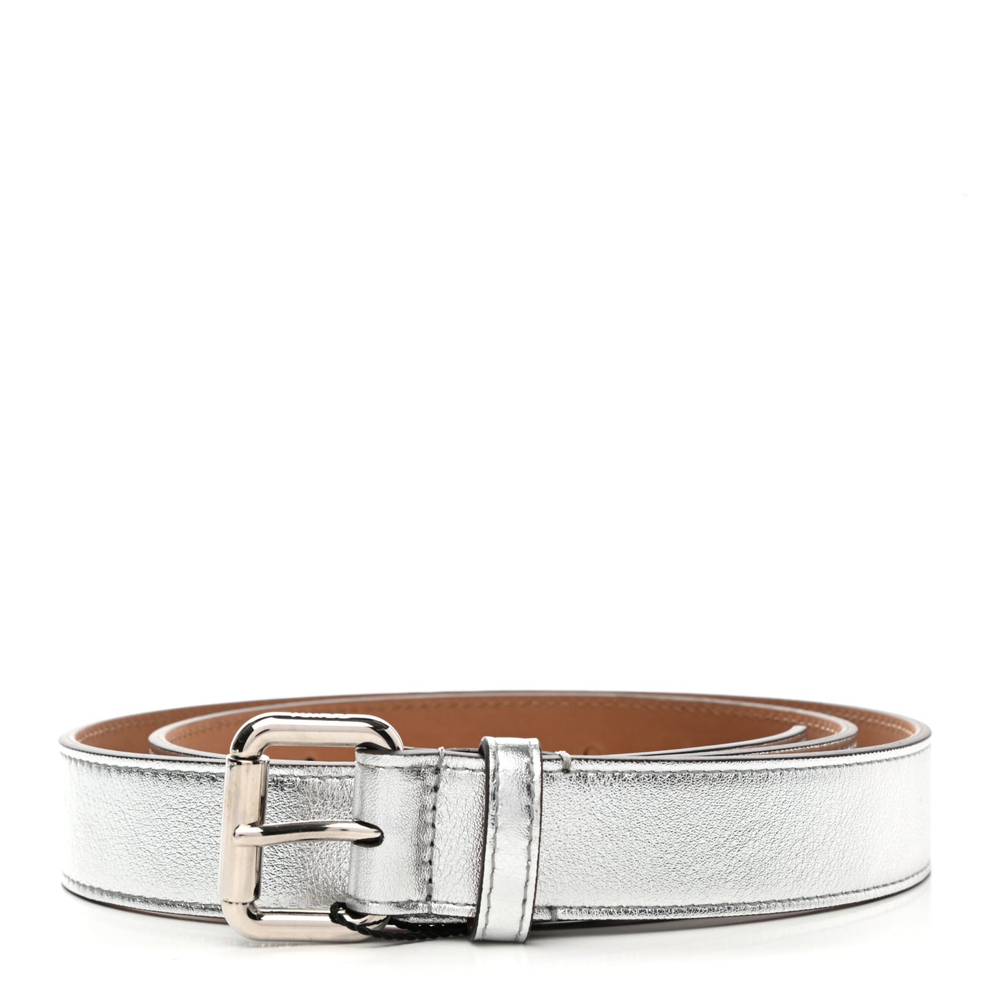 Vitello Catalan Mirror Multi Accessory Belt Argento