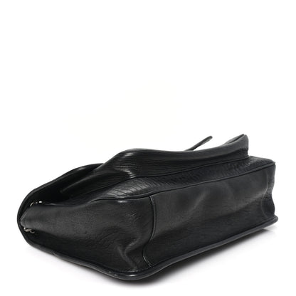 Saint Laurent Grained Lambskin Monogram Large Niki Chain Satchel Black 4 of 10
