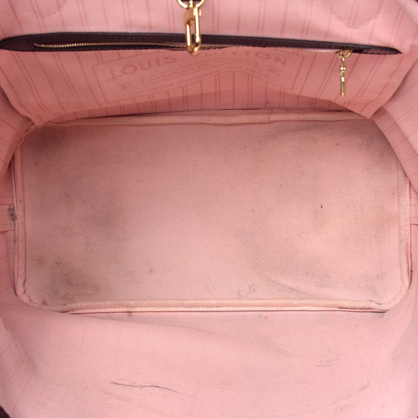 Damier Ebene Neo Neverfull MM Rose Ballerine