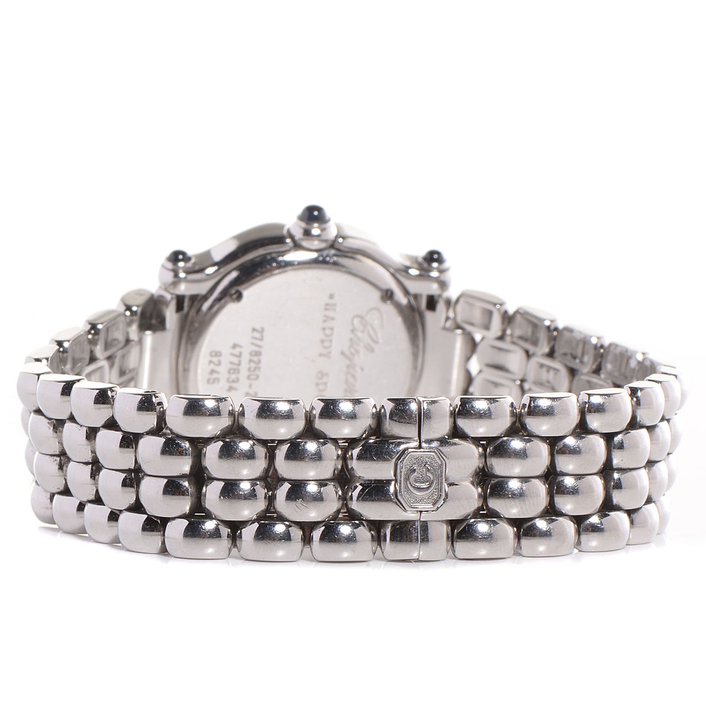 Stainless Steel 5 Diamond 26mm Happy Sport Quartz Watch