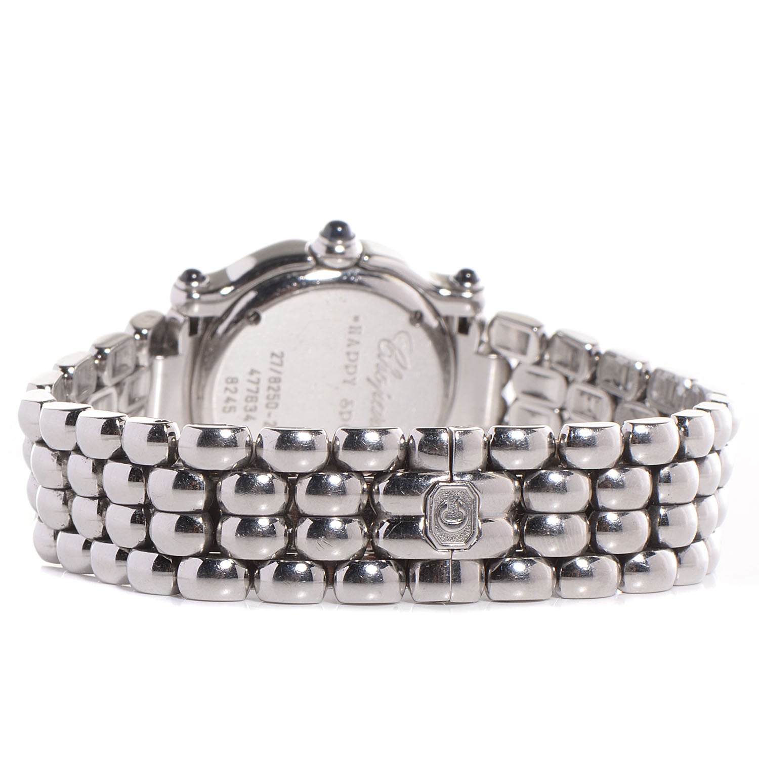 Chopard Stainless Steel 5 Diamond 26mm Happy Sport Quartz Watch 3 of 7