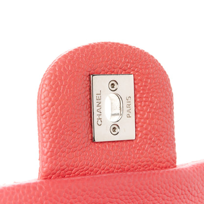 Chanel Caviar Quilted Jumbo Easy Flap Coral 8 of 11