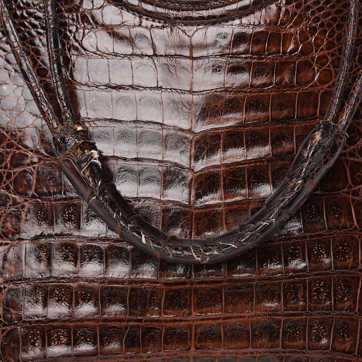 Crocodile Tote Brown