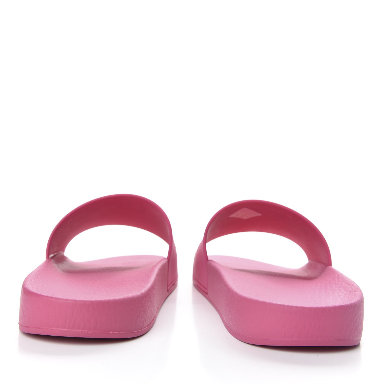 Gucci Rubber Logo Stamped Mens Slide Sandals 10 Fuchsia 6 of 8