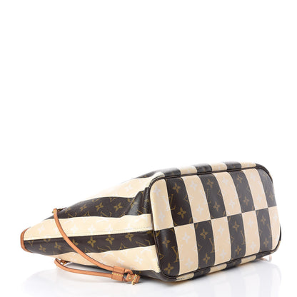 Louis Vuitton Monogram Rayures Neverfull MM 4 of 19