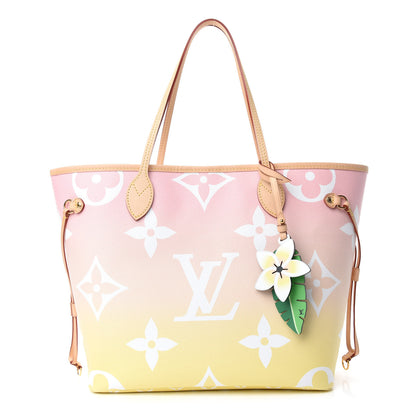 Louis Vuitton Monogram Giant By The Pool Neverfull MM Light Pink 3 of 11