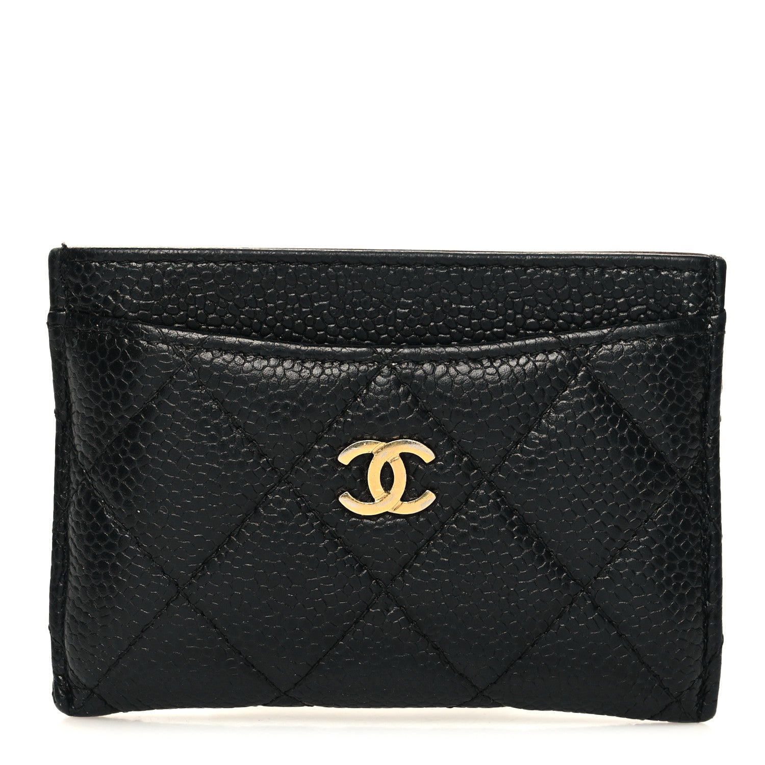 Chanel Caviar Quilted Card Holder Black 1 of 10