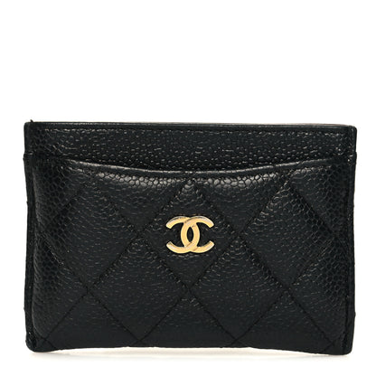 Chanel Caviar Quilted Card Holder Black 1 of 10