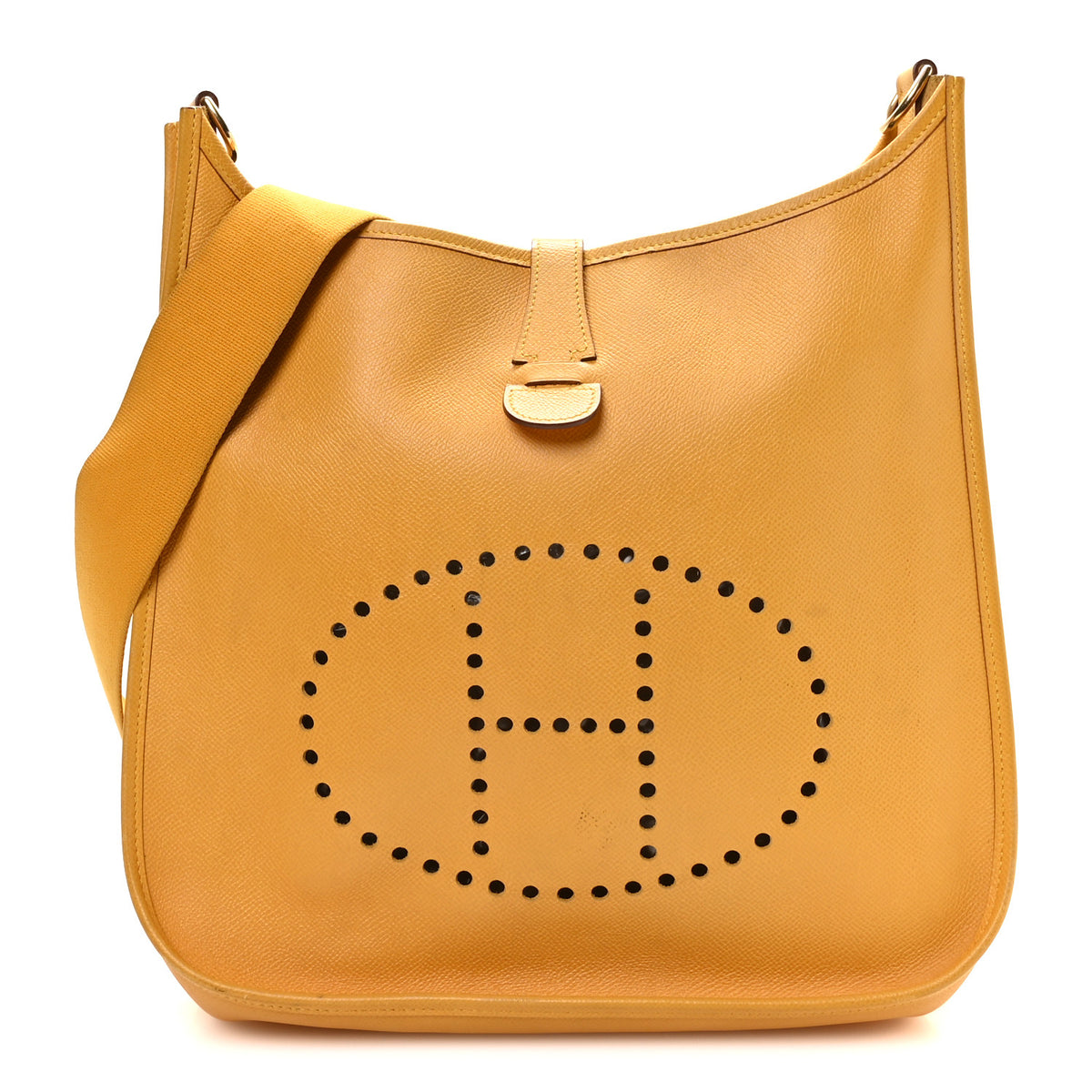 Hermes Courchevel Evelyne GM Jaune 1 of 10