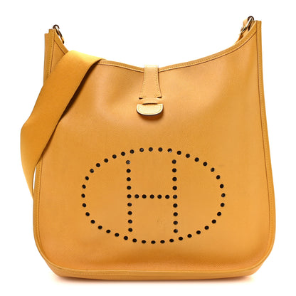 Hermes Courchevel Evelyne GM Jaune 1 of 10