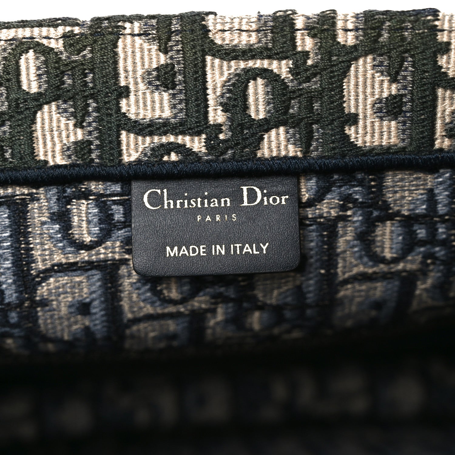 Christian Dior Oblique Medium Book Tote Blue Multicolor 6 of 10