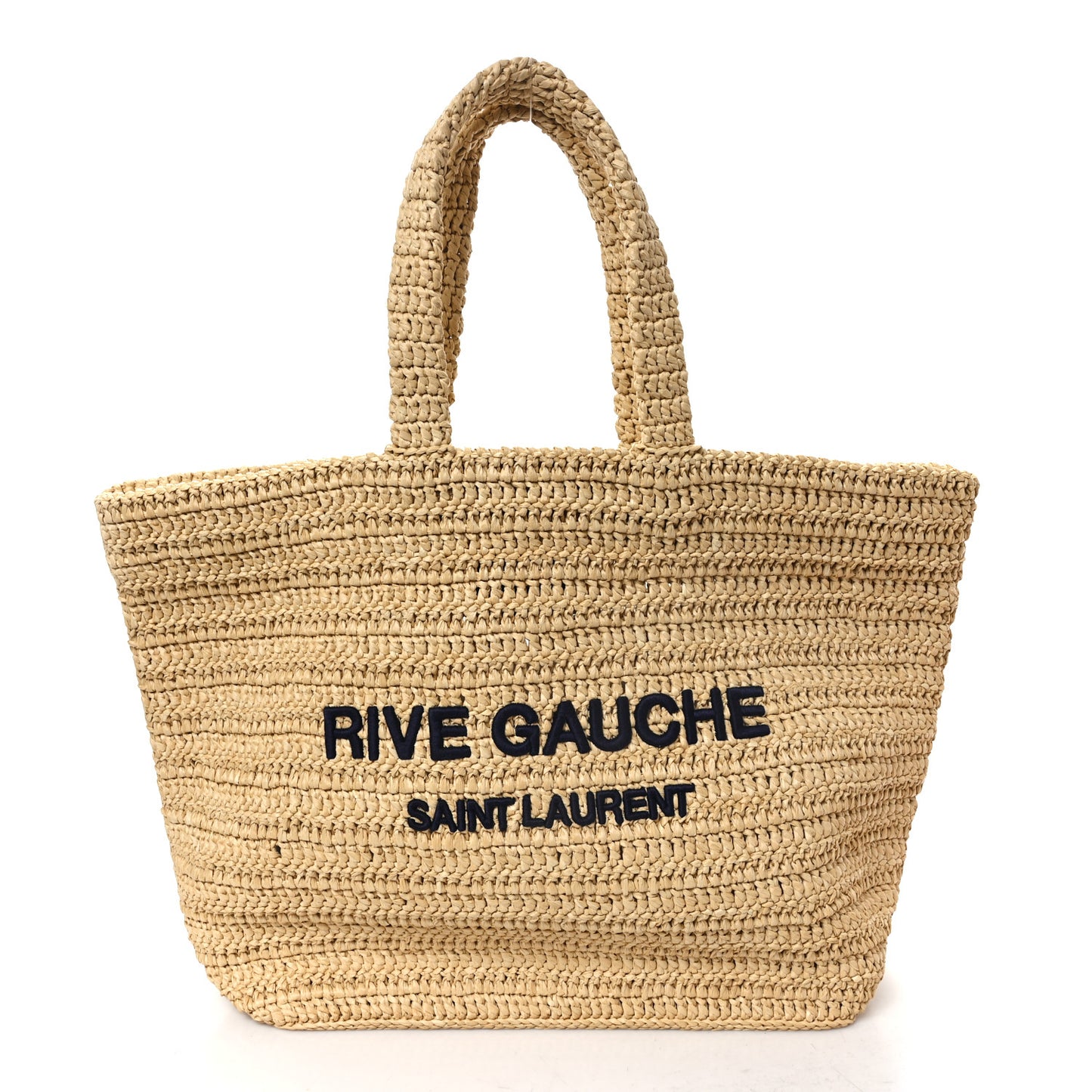 Raffia Rive Gauche Tote Natural