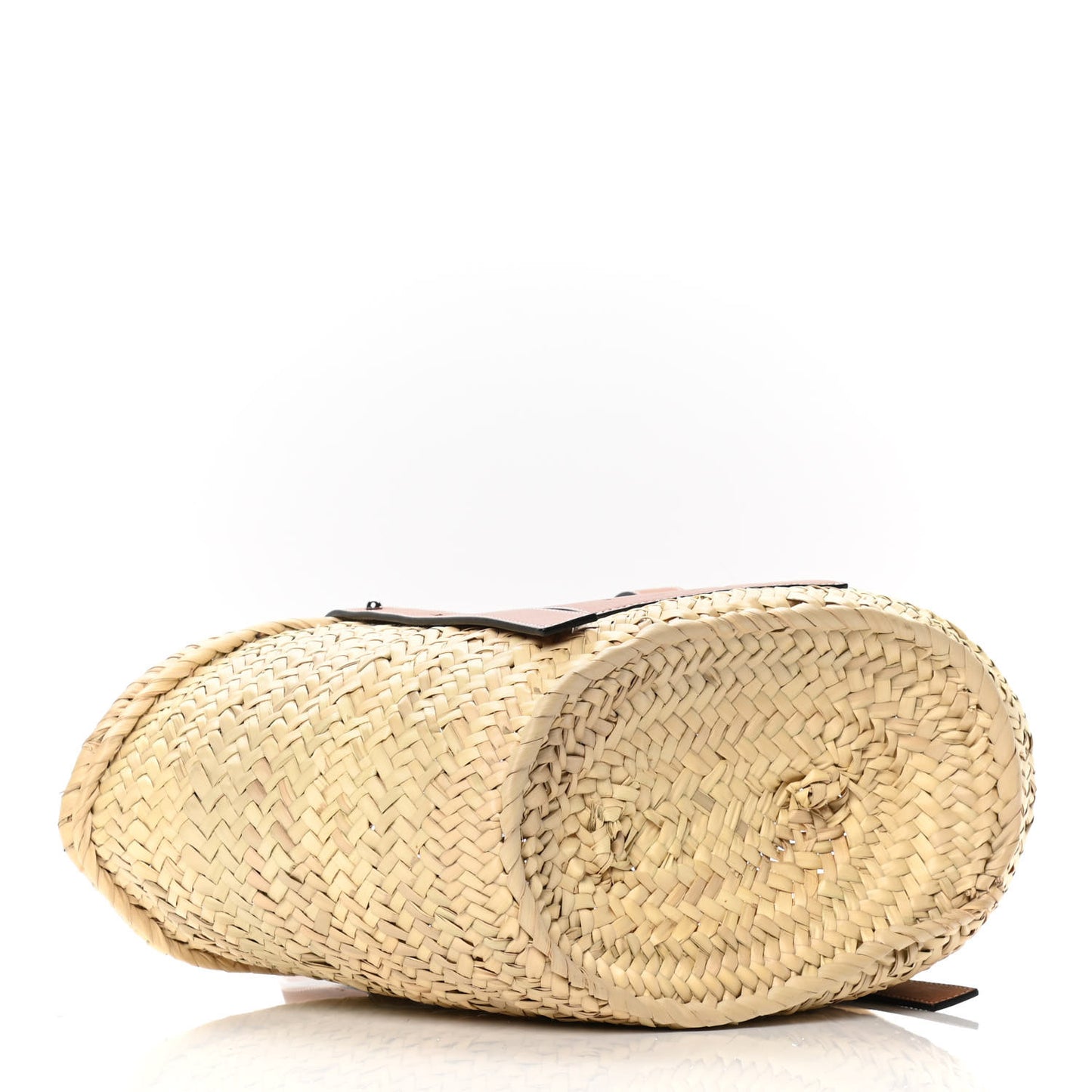 Raffia Basket Tote Bag Natural Tan