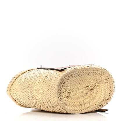 Loewe Raffia Basket Tote Bag Natural Tan 3 of 4