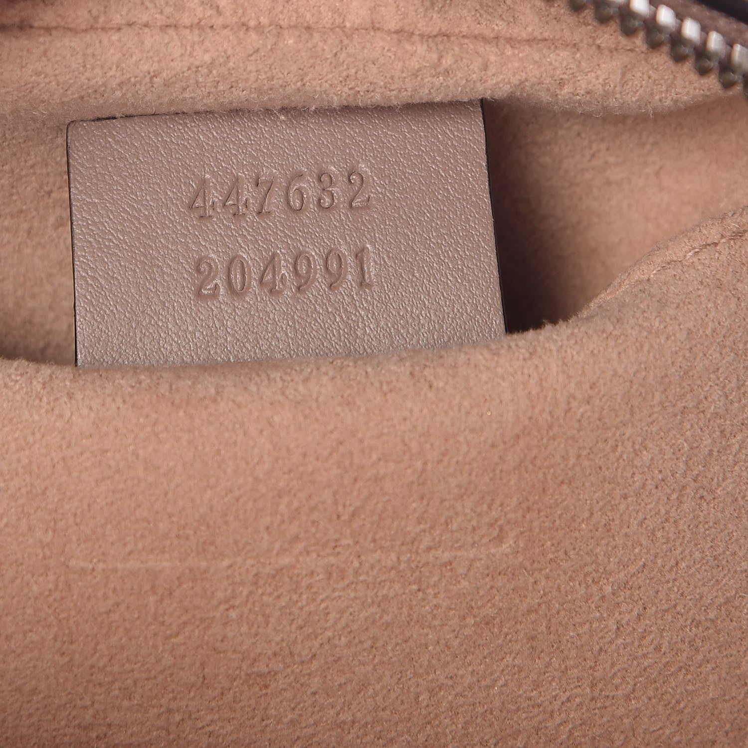 Gucci Calfskin Matelasse Small GG Marmont Chain Shoulder Bag Taupe 7 of 7