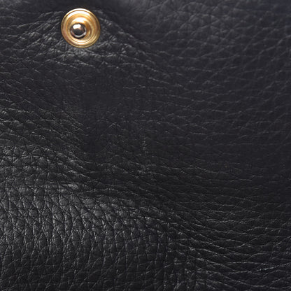 Versace Grained Calfskin Continental Wallet Black 10 of 14