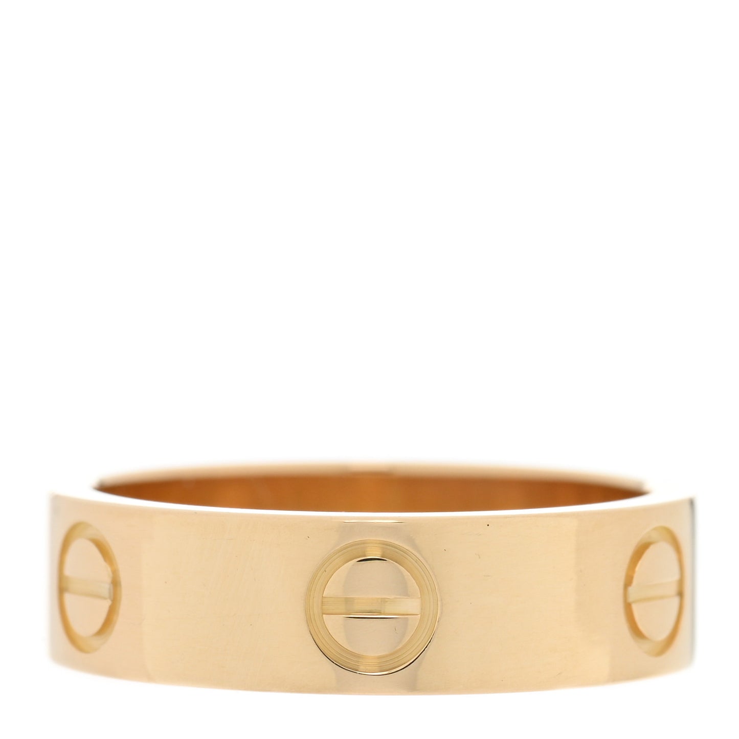 18K Yellow Gold 5.5mm LOVE Ring 54 6.75