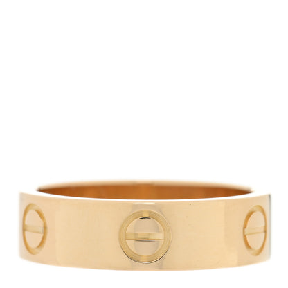 Cartier 18K Yellow Gold 5.5mm LOVE Ring 54 6.75 3 of 4