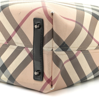 Burberry Nova Check Large Nickie Tote Black 6 of 11